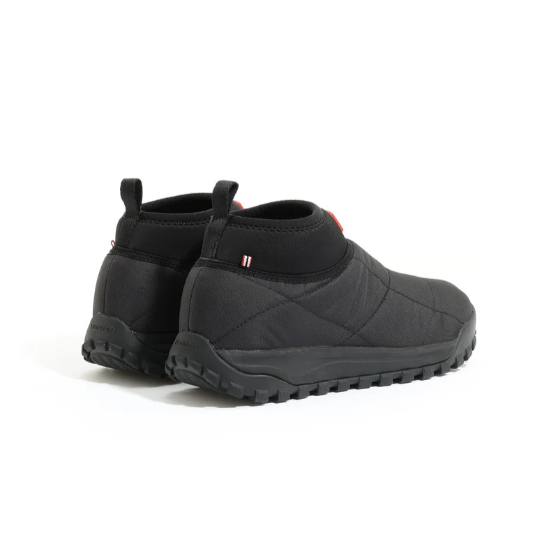 HUNTER TRAVEL 2.0 QUILTED NEO TRAINER BOOT "BLACK" UFS7149REN-BLK