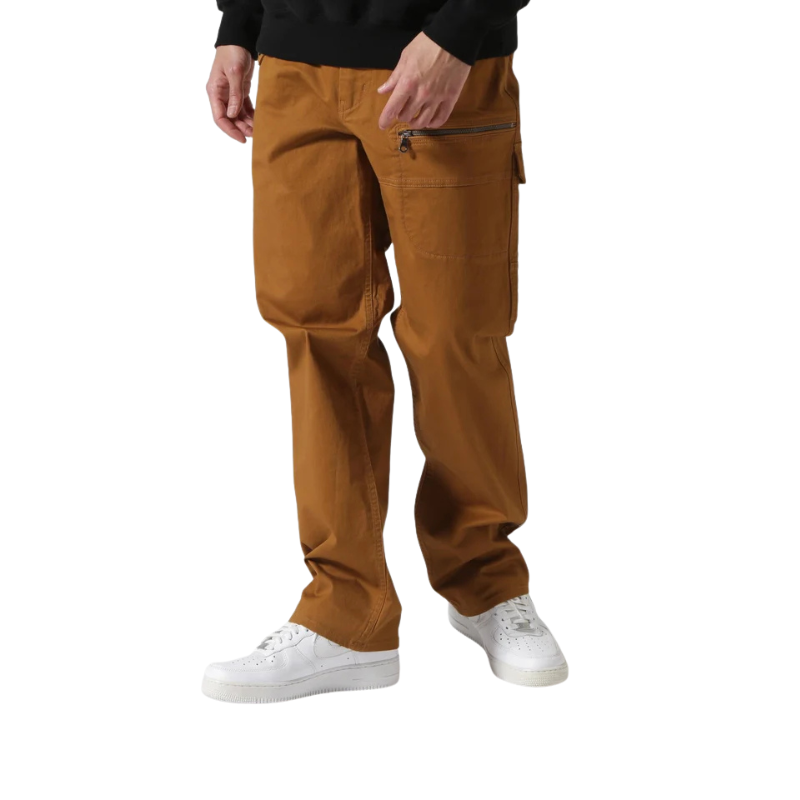 AVIREX STRETCH DOBBY 8-POCKET PANT  "TAN" 7836910026-406