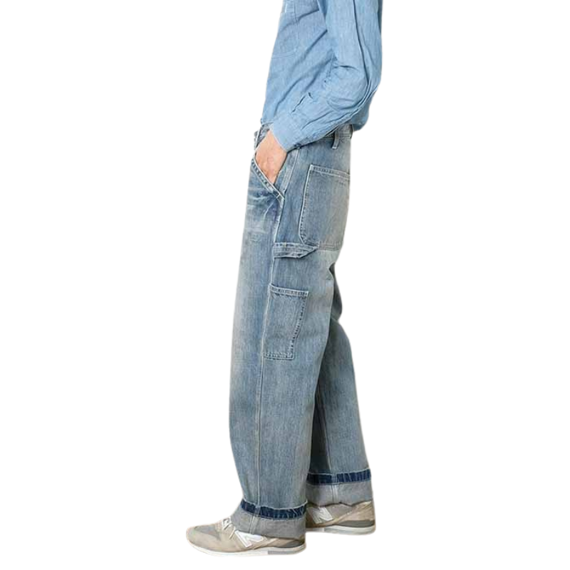 UNIVERSAL OVERALL PAINTER PANTS  "VINTAGE L WASH" HT2433601-B