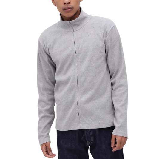 AVIREX DAILY STAND ZIP RIB JACKET  "GRAY" 7834930022-020