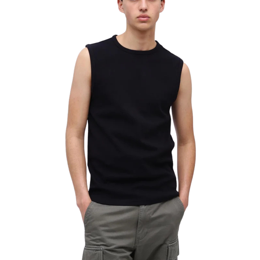 AVIREX DAILY NO SLEEVE SHIRT  "BLACK" 7835935001-010