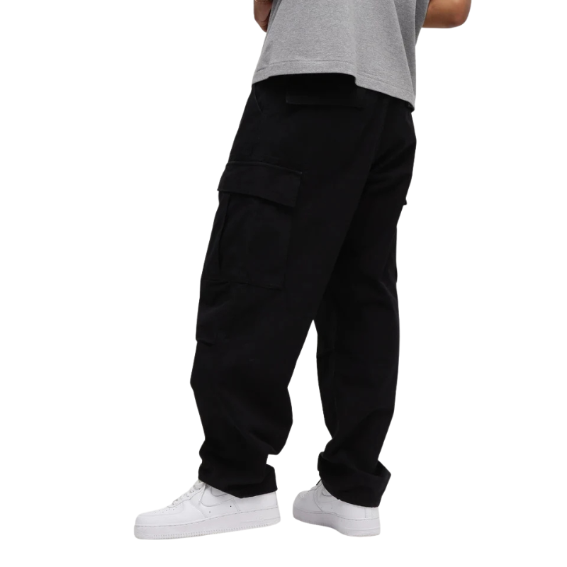 AVIREX COTTON RIPSTOP CARGO PANTS  "BLACK" 7835910011-010