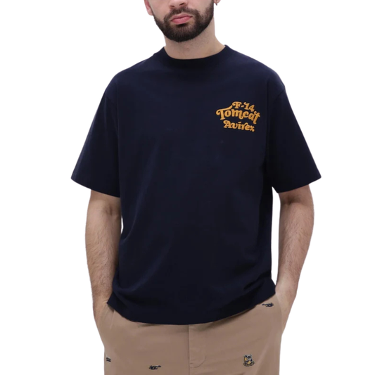 AVIREX SAGARA TOM CAT T-SHIRT "NAVY"  7834934036-120