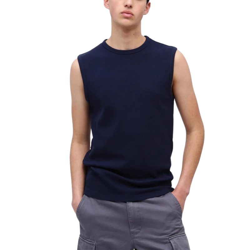 AVIREX DAILY NO SLEEVE SHIRT  "ROYAL" 7835935001-440