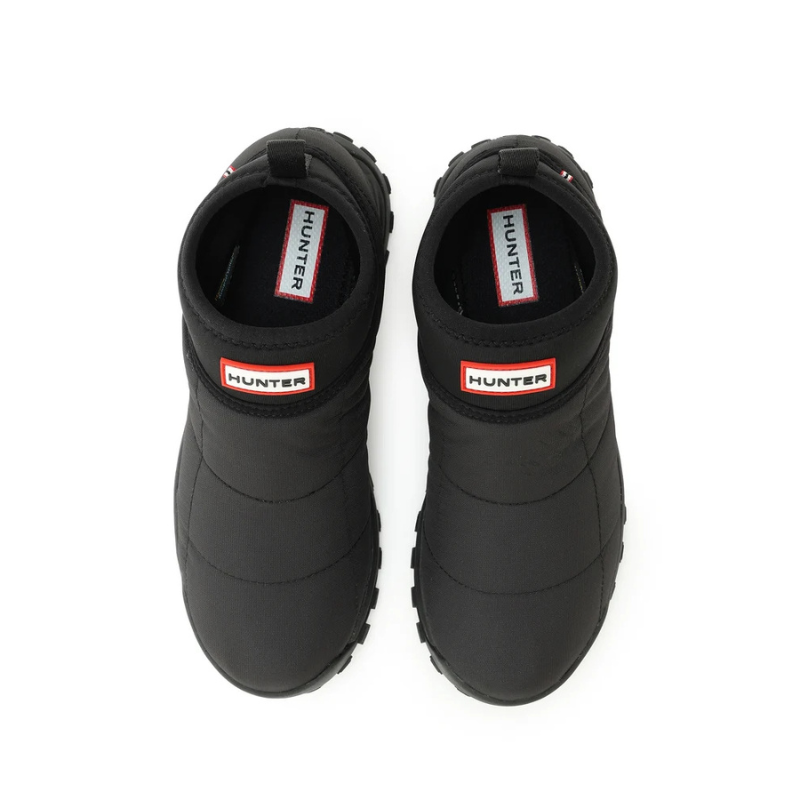 HUNTER TRAVEL 2.0 QUILTED NEO TRAINER BOOT "BLACK" UFS7149REN-BLK
