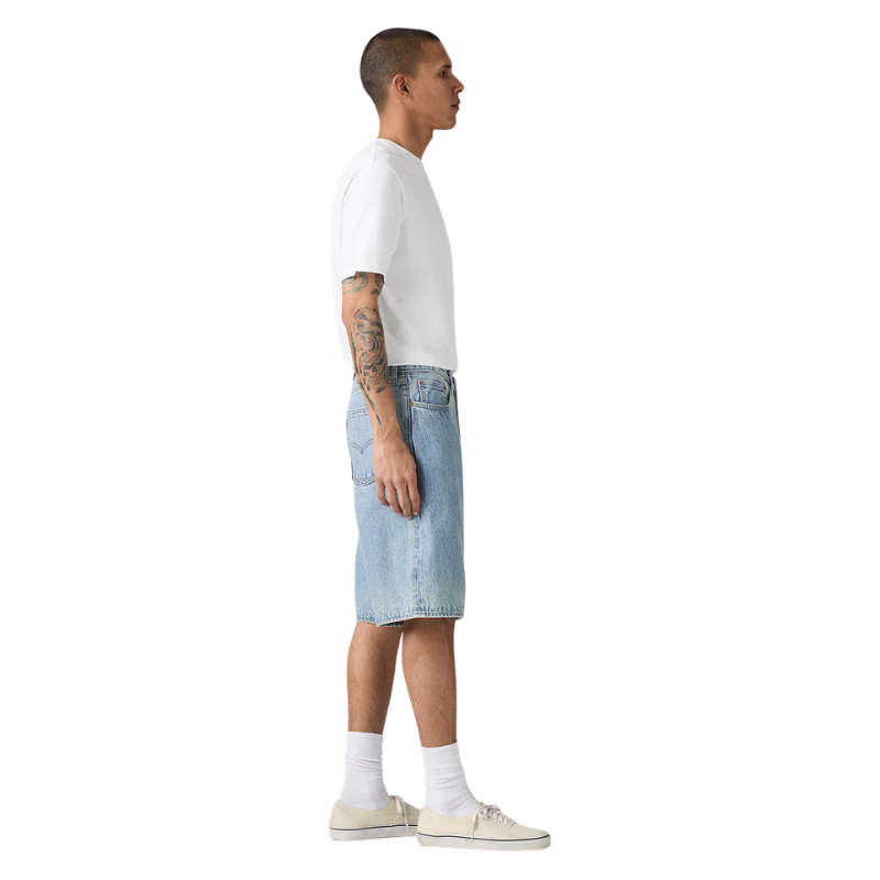 Levi’s 478 BAGGY SHORTS JEANS "LIGHT INDIGO" 001JM-0006