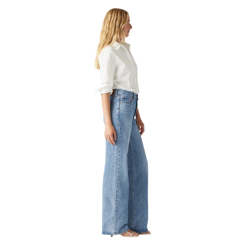 Levi’s RIBCAGE WIDE LEG JEANS "MEDIUM INDIGO" A6081-0020