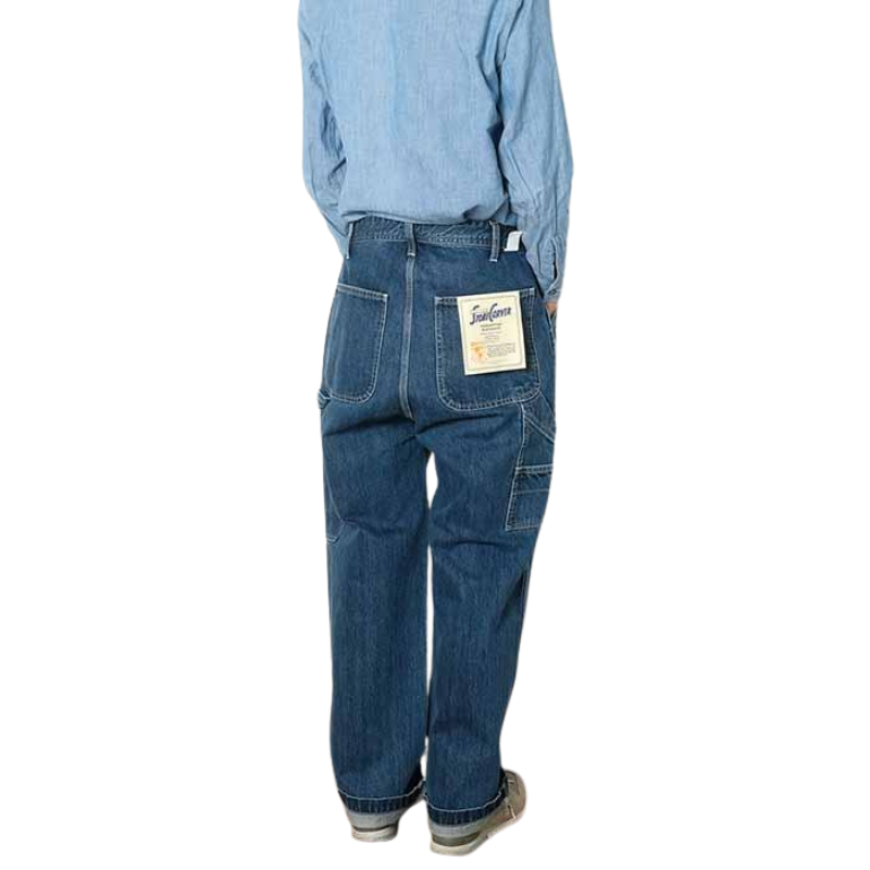 UNIVERSAL OVERALL PAINTER PANTS  "VINTAGE DARK WASH" HT2433601-A