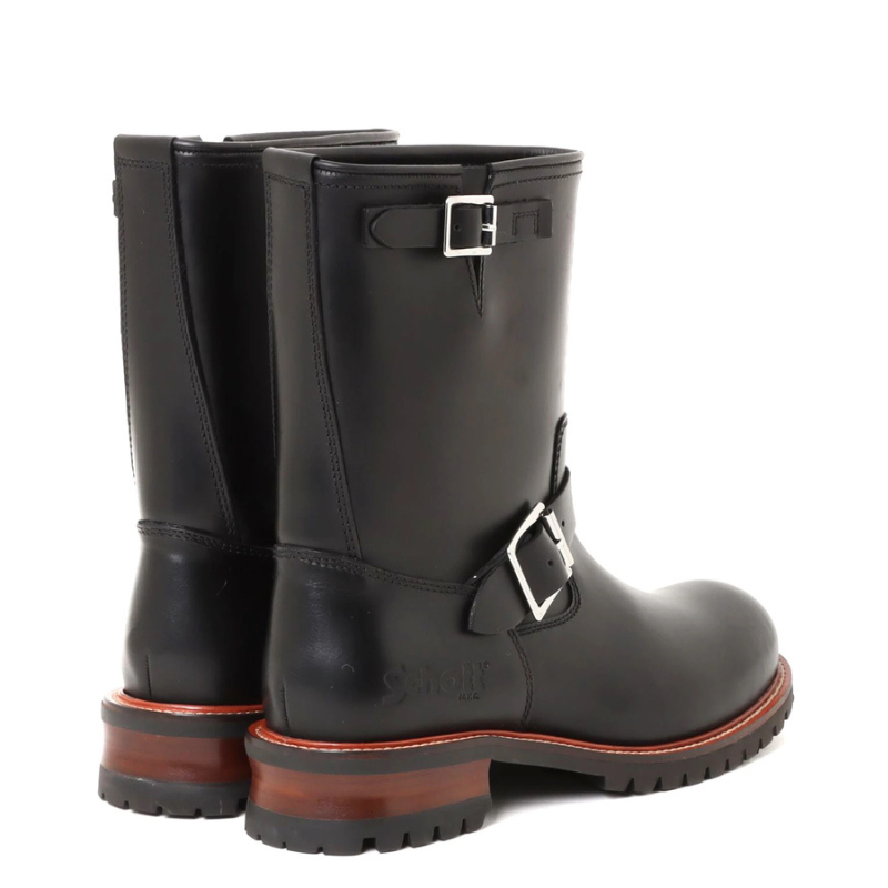 Schott ENGINEER  BOOTS S28001-010 "BLACK"