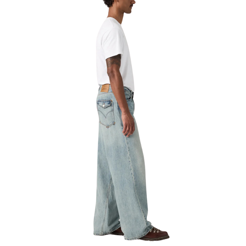 Levi’s TWISTED BAGGY WIDE LEG  JEANS "LIGHT INDIGO" 008SH-0001
