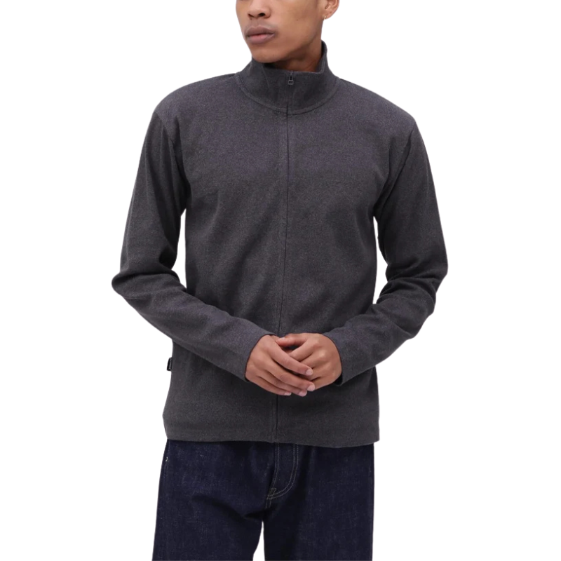 AVIREX DAILY STAND ZIP RIB JACKET  "CHARCOAL" 7834930022-410