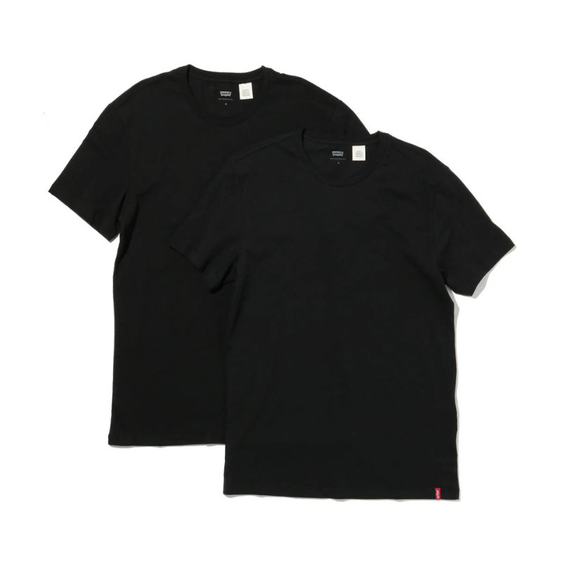 Levi’s スリム2パックTシャツ "BLACK" 79541-0001