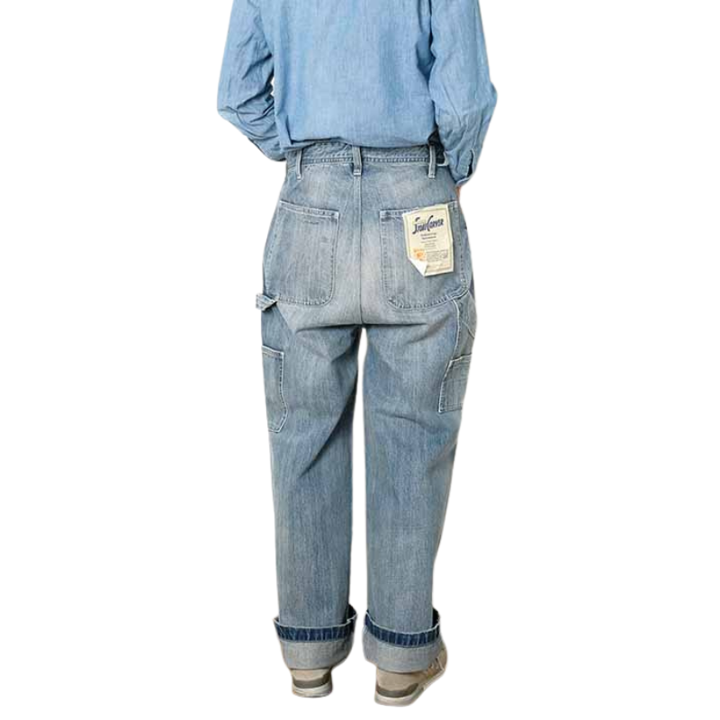 UNIVERSAL OVERALL PAINTER PANTS  "VINTAGE L WASH" HT2433601-B