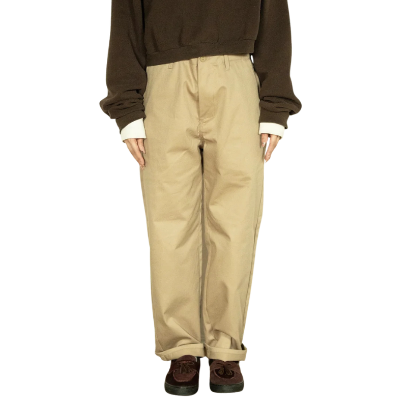UNIVERSAL OVERALL ADDICTIVE TUCK STANDARD PANTS  "C.BEIGE" PTU-03