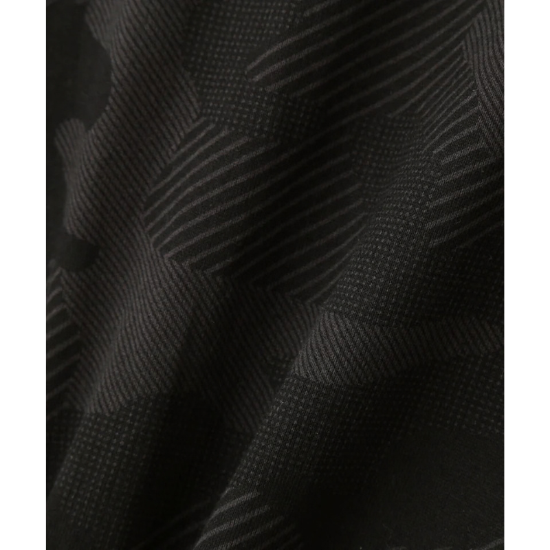 AVIREX FATIGUE CREW NECK L/S T-SHIRT "BLACK CAMO"  7835930016-012