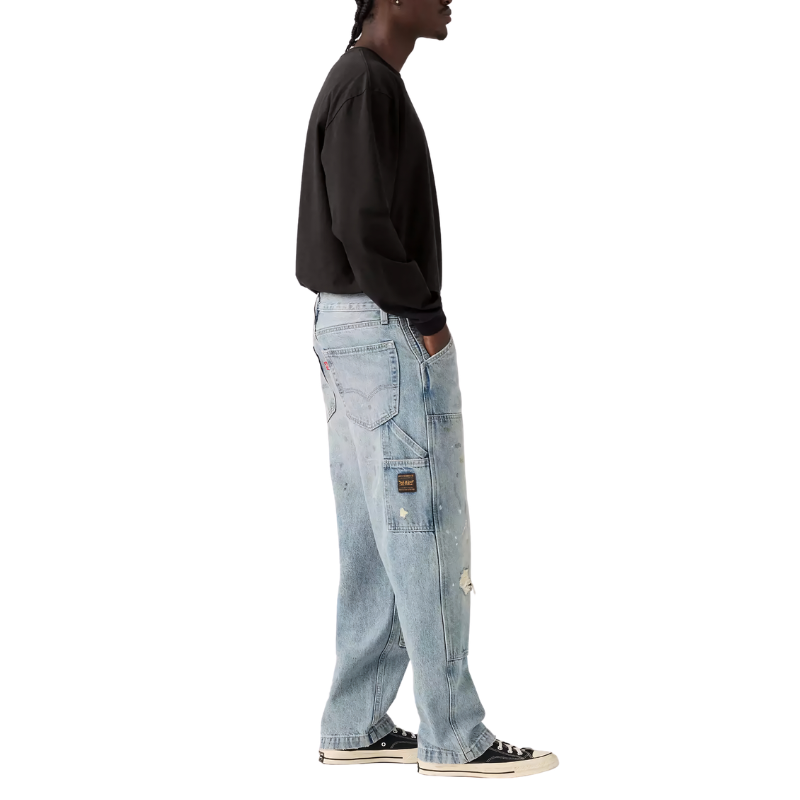Levi’s 568 LOOSE STRAIGHT DOUBLE KNEE JEANS "LIGHT INDIGO" A7367-0020