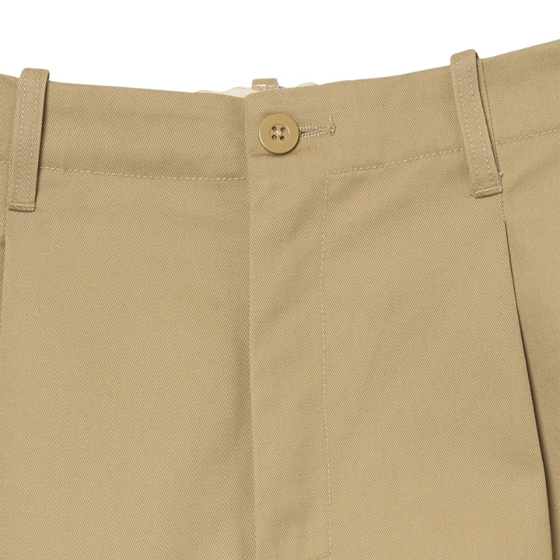 UNIVERSAL OVERALL TUCK TAPERED PANTS  "C.BEIGE" PTF-05
