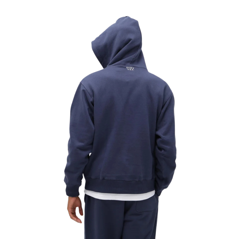 AVIREX DAILY PULLOVER SWEAT PARKA "NAVY" 7833931004-120