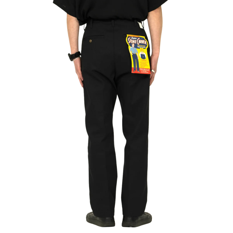 UNIVERSAL OVERALL ORIGINAL  PANTS  "BLACK" HT-01