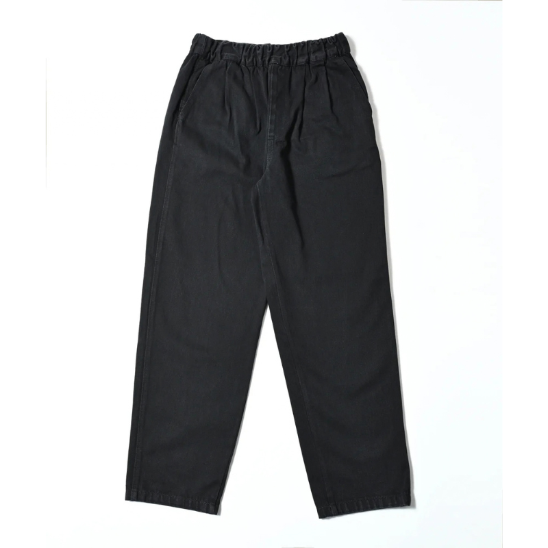 UNIVERSAL OVERALL CHILLPAN TAPERED PANTS  "BLACK" U2633630-A