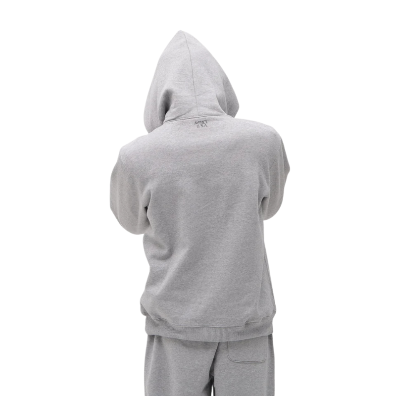 AVIREX DAILY PULLOVER SWEAT PARKA LOGO  "OXFORD"7833931006-382