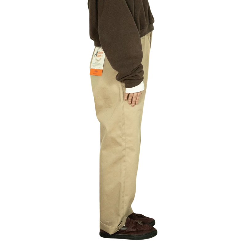 UNIVERSAL OVERALL ADDICTIVE TUCK STANDARD PANTS  "C.BEIGE" PTU-03