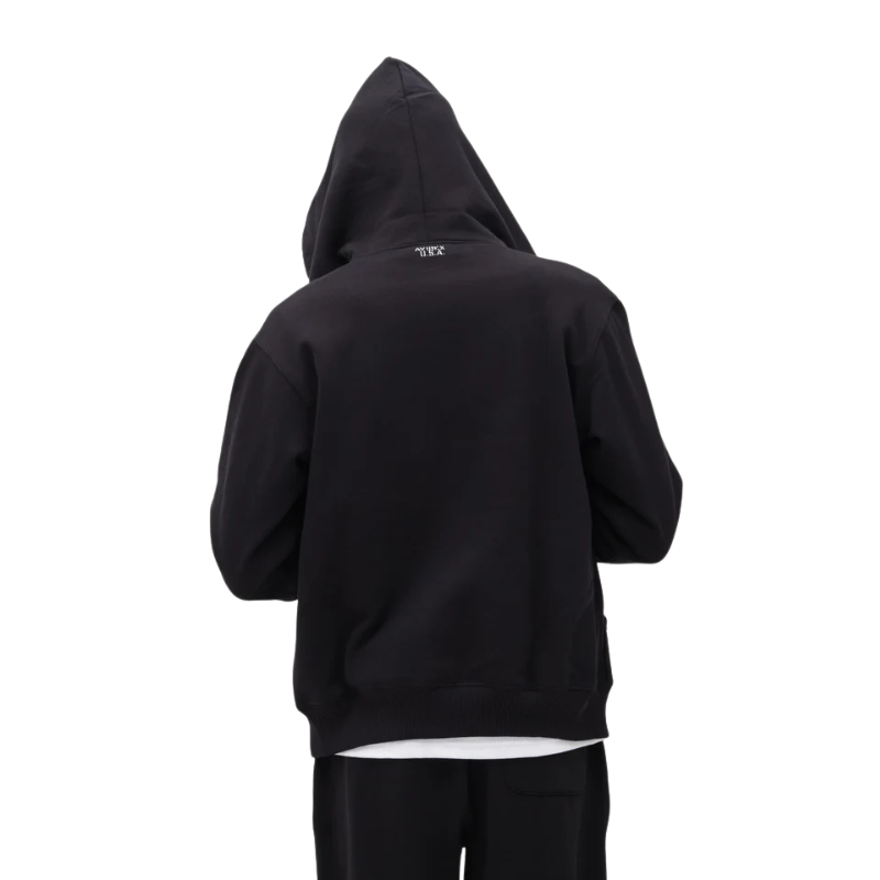 AVIREX DAILY ZIP UP SWEAT PARKA "BLACK" 7833931005-010