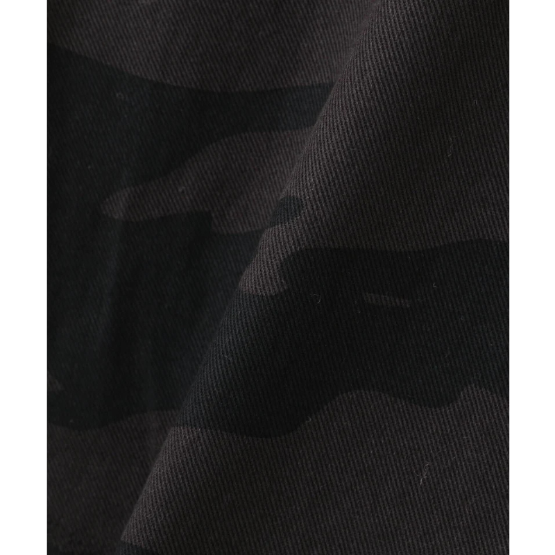 AVIREX BASIC FATIGUE LONG SLEEVE SHIRT  "BLACK CAMO" 7836920002-012