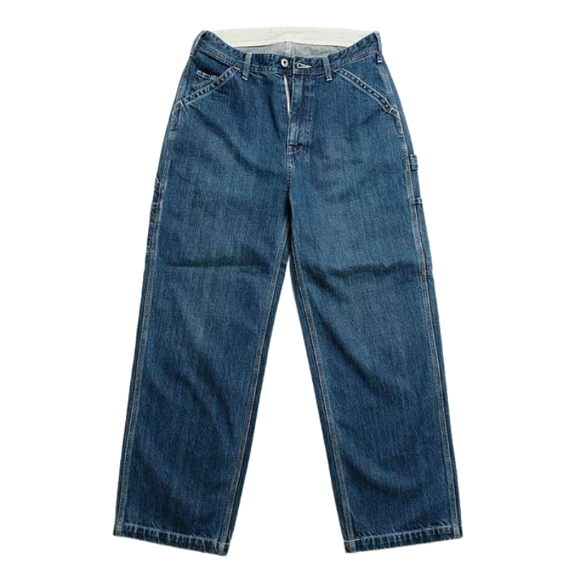 UNIVERSAL OVERALL PAINTER PANTS  "VINTAGE DARK WASH" HT2433601-A