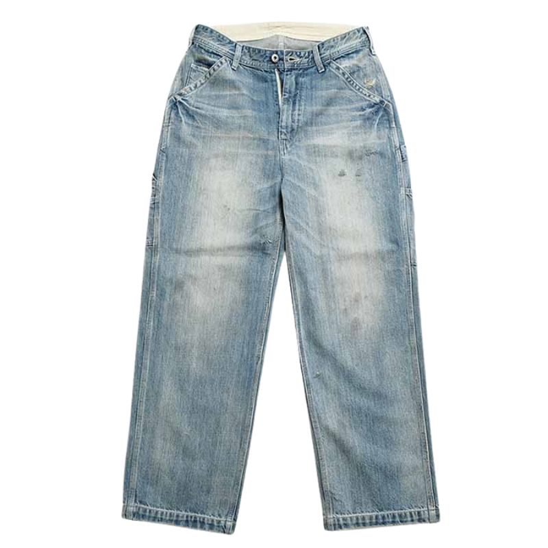 UNIVERSAL OVERALL PAINTER PANTS  "VINTAGE L WASH" HT2433601-B
