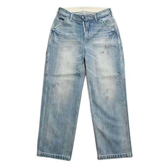UNIVERSAL OVERALL PAINTER PANTS  "VINTAGE L WASH" HT2433601-B