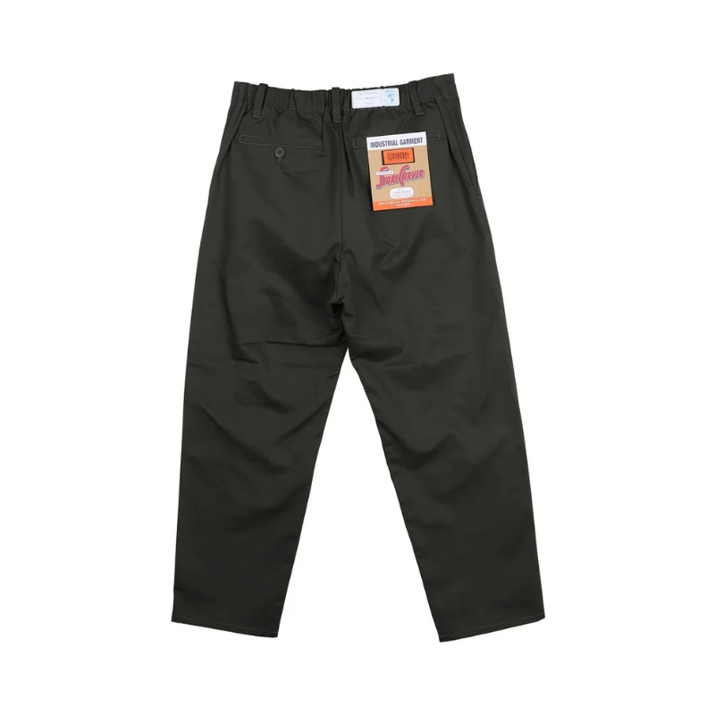 UNIVERSAL OVERALL TUCK TAPERED PANTS  "BLACK" PTF-05