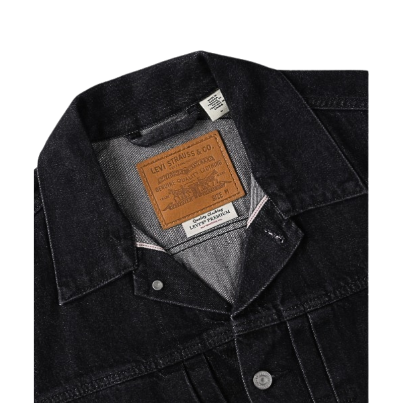 Levi’s TYPE I TRUCKER JACKET SELVEDGE "BLACK" 007X8-0000