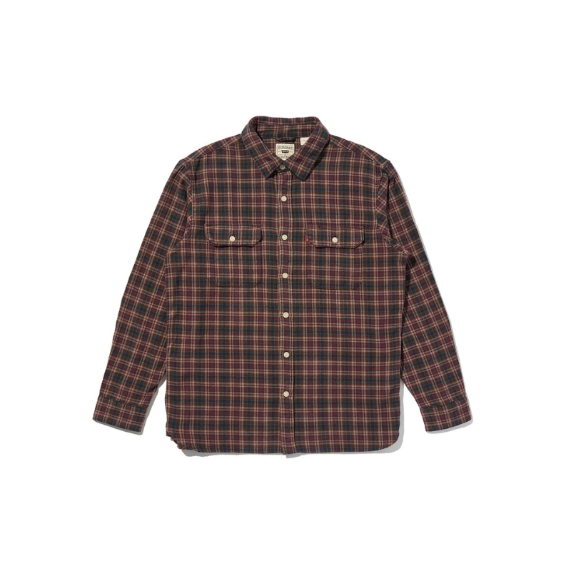 Levi’s JACKSON WORKER OVER SHIRT "BURGUNDY" 19573-0309