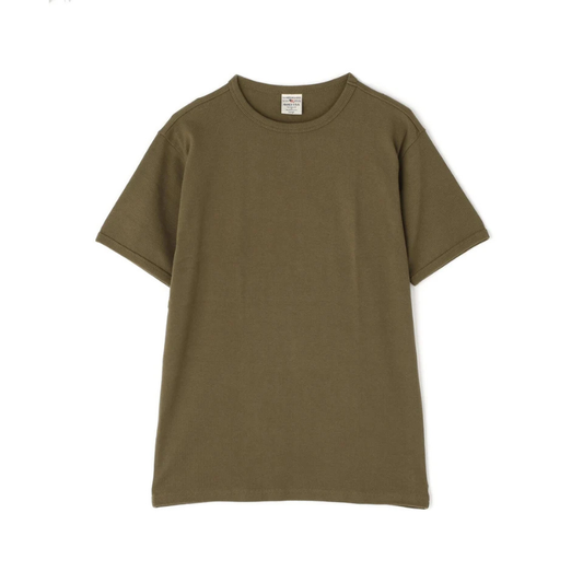 AVIREX DAILY RIB S/S CREW NECK T-SHIRT  "OLIVE" 7835934006-310