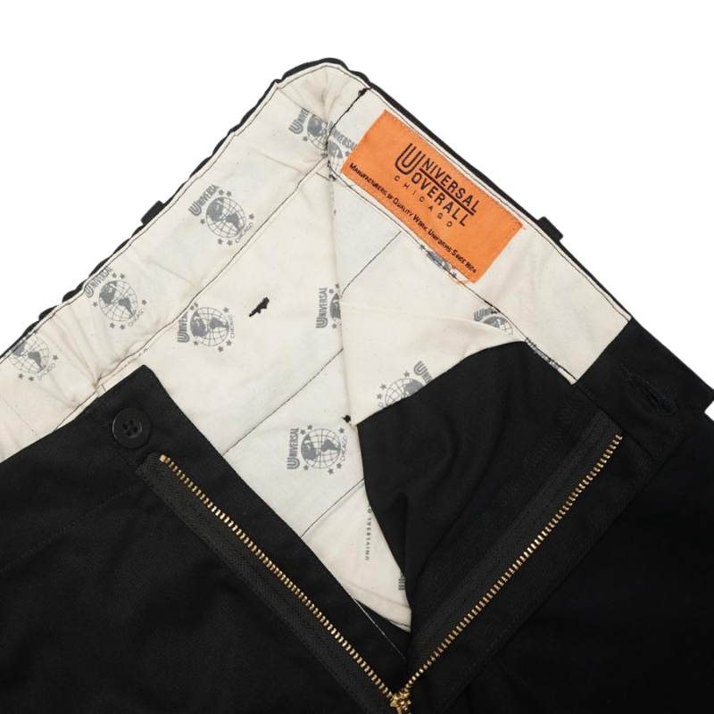 UNIVERSAL OVERALL STANDARD FIT PANTS  "BLACK" PTF-03