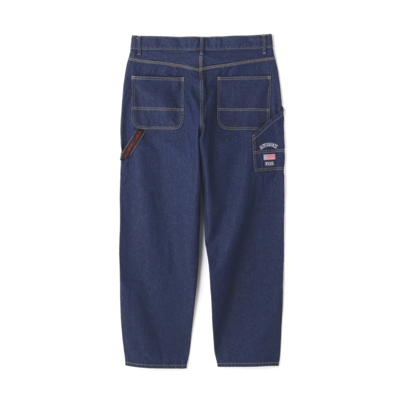 AVIREX VARSITY PAINTER PANTS  "INDIGO" 7834911002-367