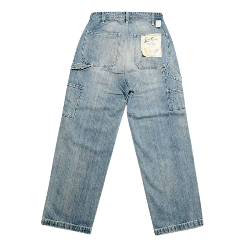 UNIVERSAL OVERALL PAINTER PANTS  "VINTAGE L WASH" HT2433601-B