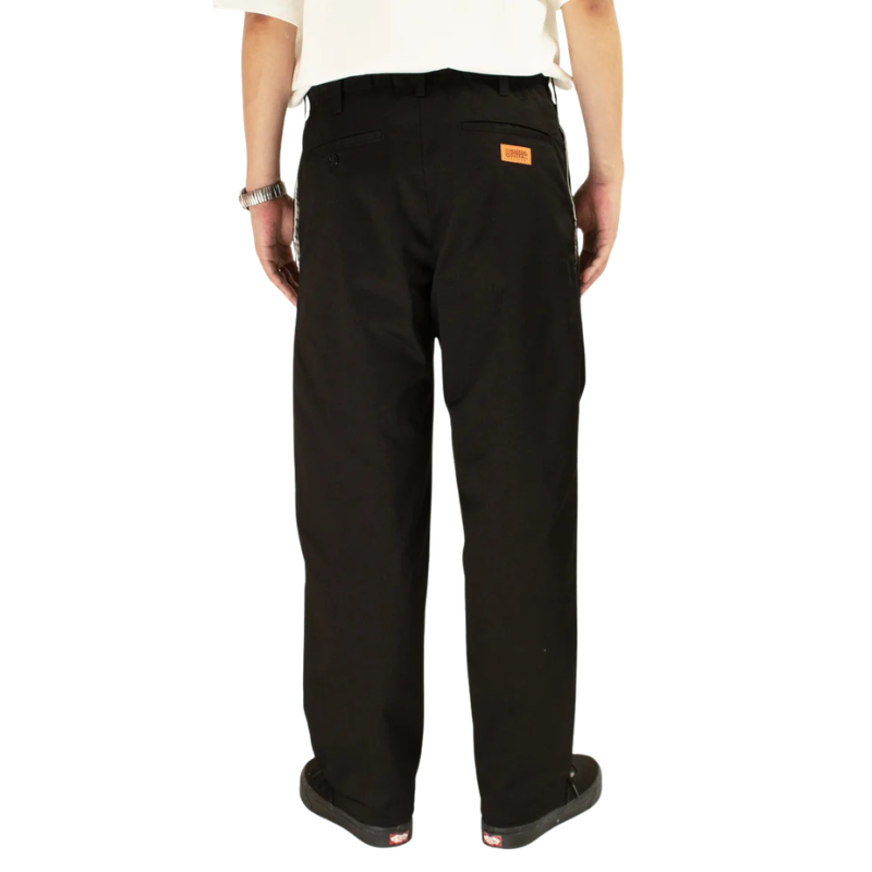 UNIVERSAL OVERALL ADDICTIVE TUCK STANDARD PANTS  "BLACK" PTU-03