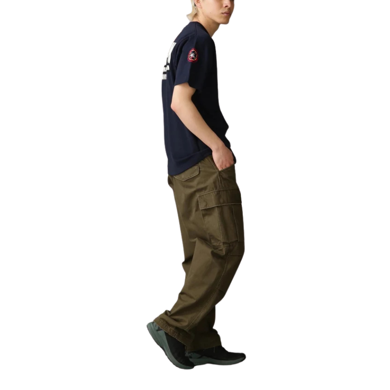 AVIREX TOP GUN PATCH & PRINT T-SHIRT "NAVY"  7833934013-120