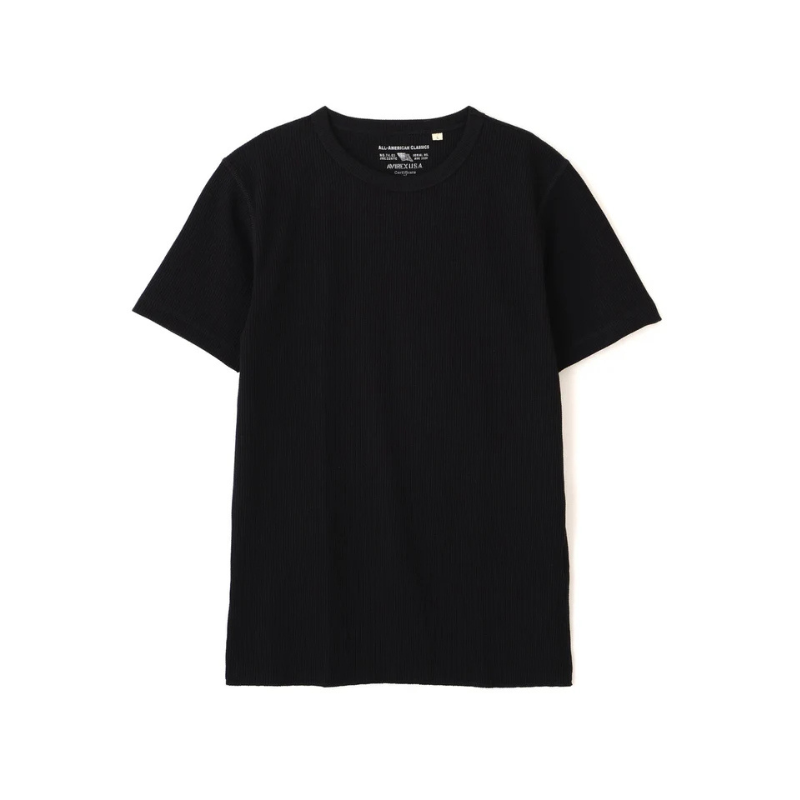 AVIREX DAILY THERMAL CREW NECK T-SHIRT  "BLACK" 7836934017-010