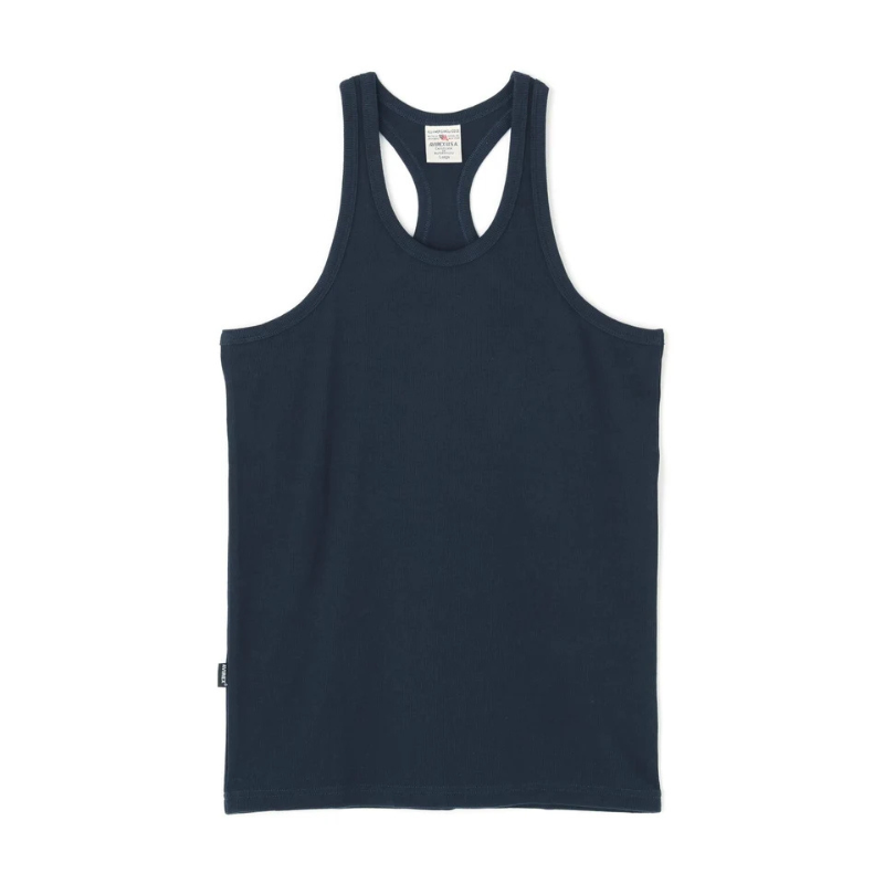 AVIREX DAILY RIB TANK TOP BACK CROSS  "ROYAL" 7835937001-440