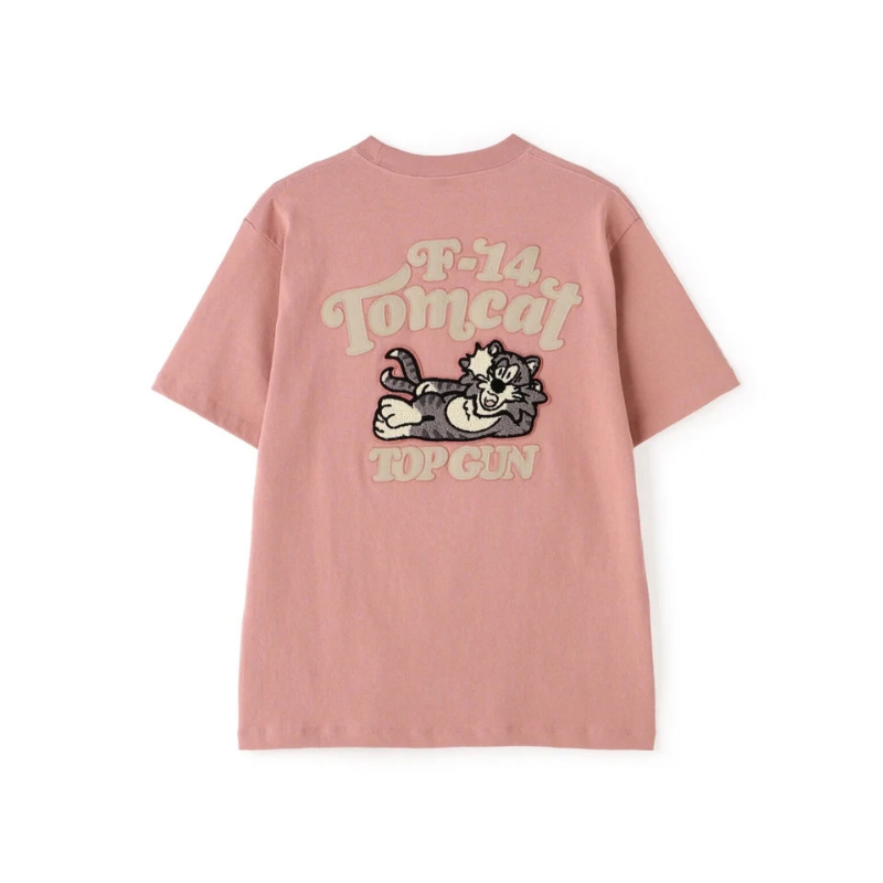 AVIREX SAGARA TOM CAT T-SHIRT "PINK"  7834934036-090