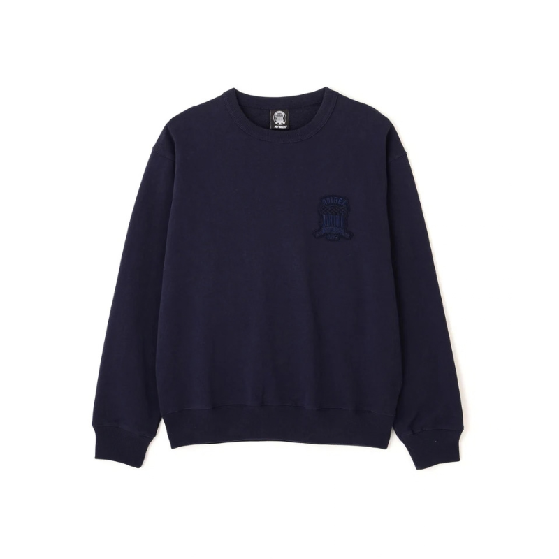 AVIREX SIGNATURE VARSITY LOGO CREWNECK SWEAT "NAVY" 7836932001-120