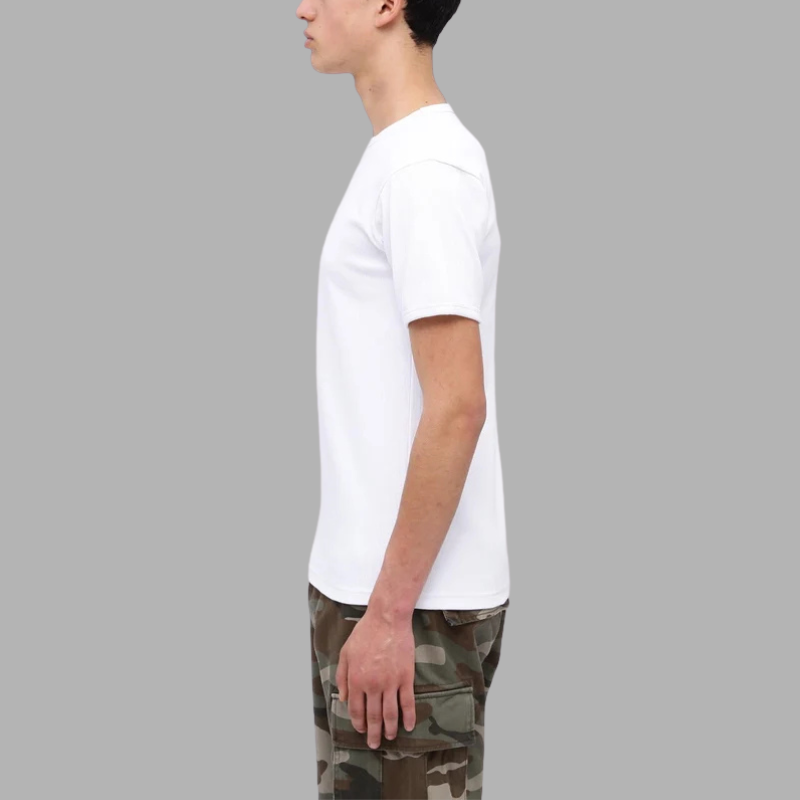 AVIREX DAILY RIB S/S CREW NECK T-SHIRT  "WHITE" 7835934006-030