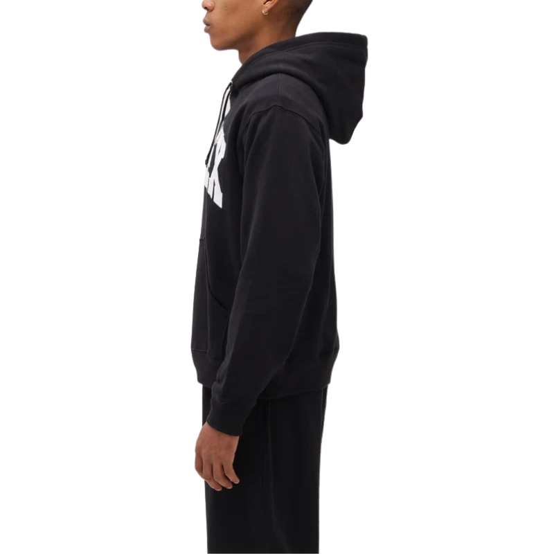 AVIREX DAILY PULLOVER SWEAT PARKA LOGO  "BLACK"7833931006-010