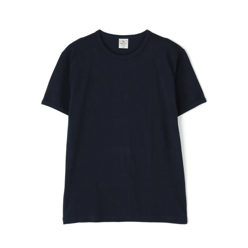 AVIREX DAILY RIB S/S CREW NECK T-SHIRT  "ROYAL" 7835934006-440