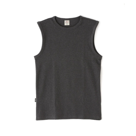 AVIREX DAILY NO SLEEVE SHIRT  "CHARCOAL" 7835935001-410