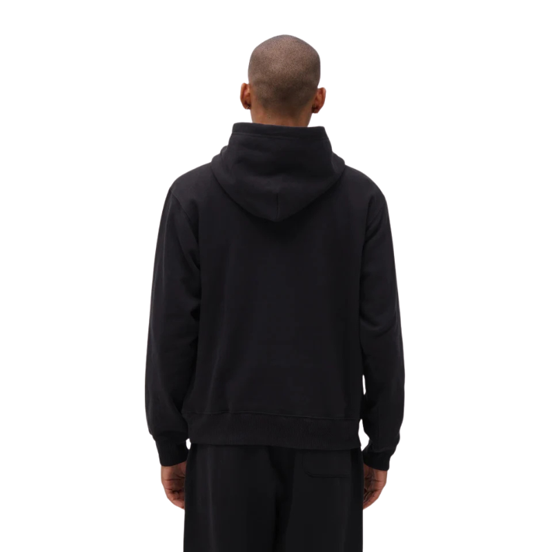 AVIREX DAILY PULLOVER SWEAT PARKA LOGO  "BLACK"7833931006-010