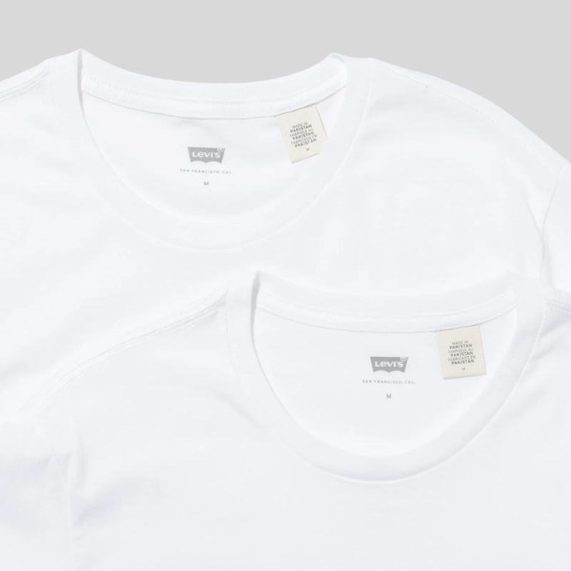 Levi’s スリム2パックTシャツ  "WHITE" 79541-0000